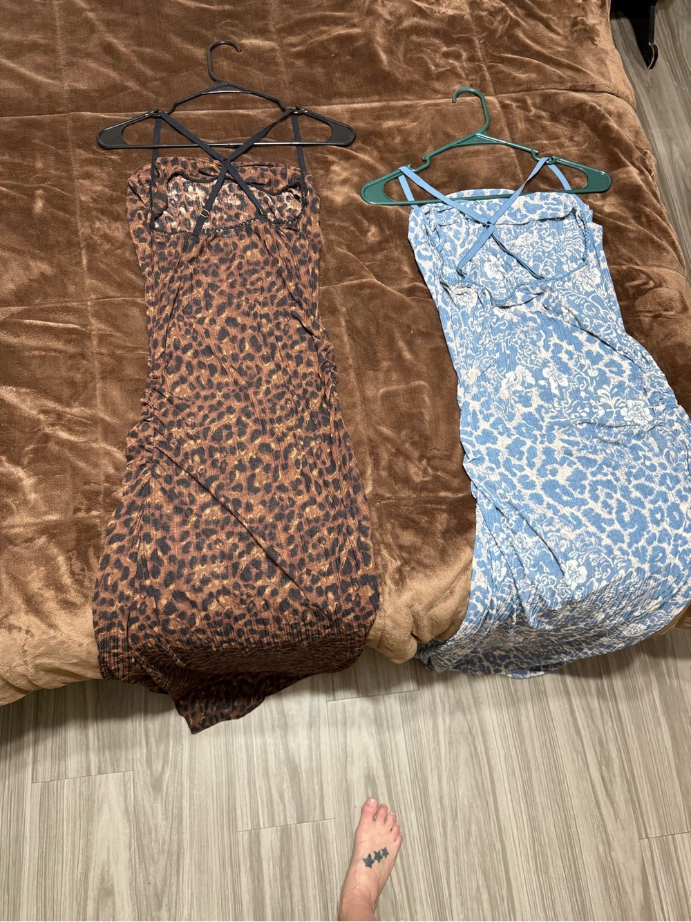 2 woman’s size small Intimately Free people maxi slip dresses - Picture 5 of 15